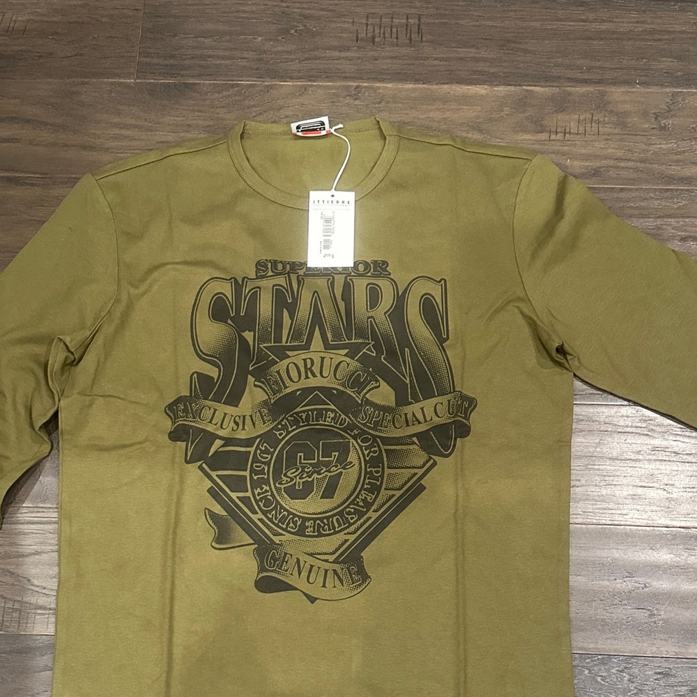 Fiorucci Khaki Long Sleeve Tee